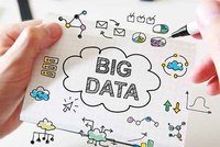 Zeichnung mit Grafiken zum Thema Big Data
